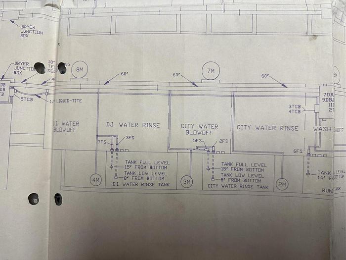Used 3 STAGE X 36" X 18" WALSH MODEL #AOE286 STEEL MESH-BELT PASS-THROUGH STAINLESS WASHER