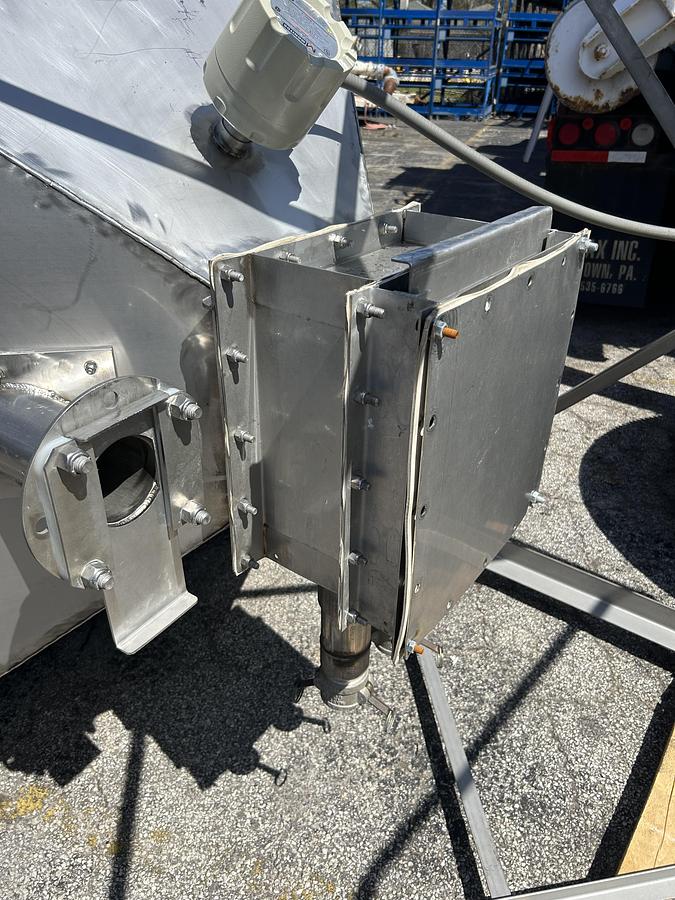 Used 1850 Gallon Stainless Steel Square Storage Tank