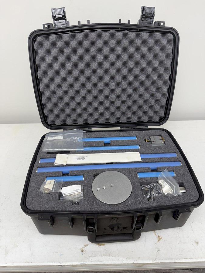 Used BRUNSON MODEL #6010 OPTICAL SCALE COMPONENTS, INCLUDING RULER & LEVEL