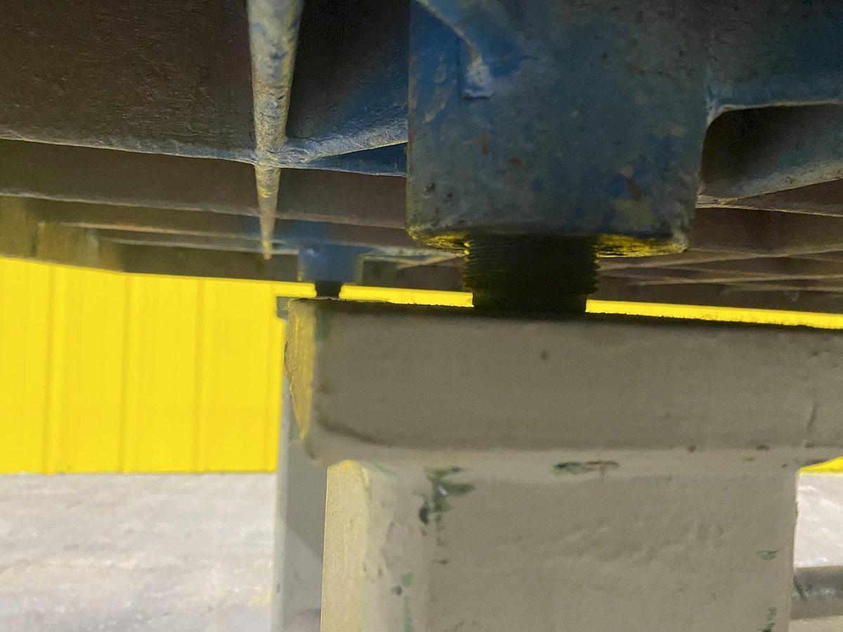 Used 50" X 70" X 31" PORTAGE PRECISION STEEL LAYOUT WELDING TABLE