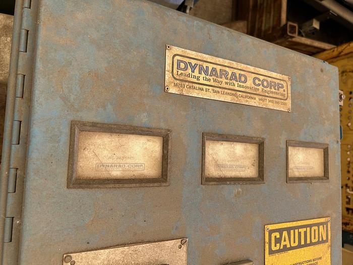 Used 50 Kw Dynarad Electric Resistance Furnace, Model: MS-260 with Crucible