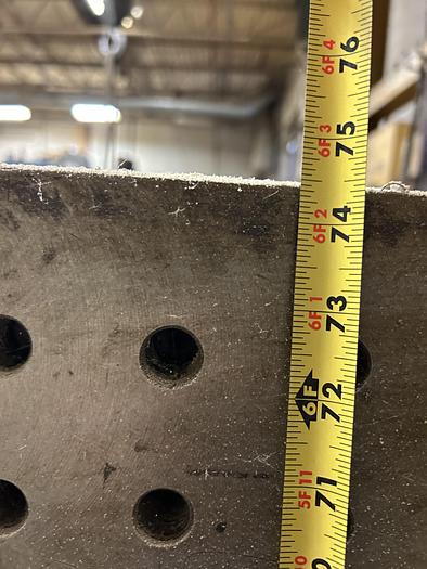 Used 36" W x 74.5" H x 38" PAIR OF (2) STEEL BORING MILL ANGLE PLATES