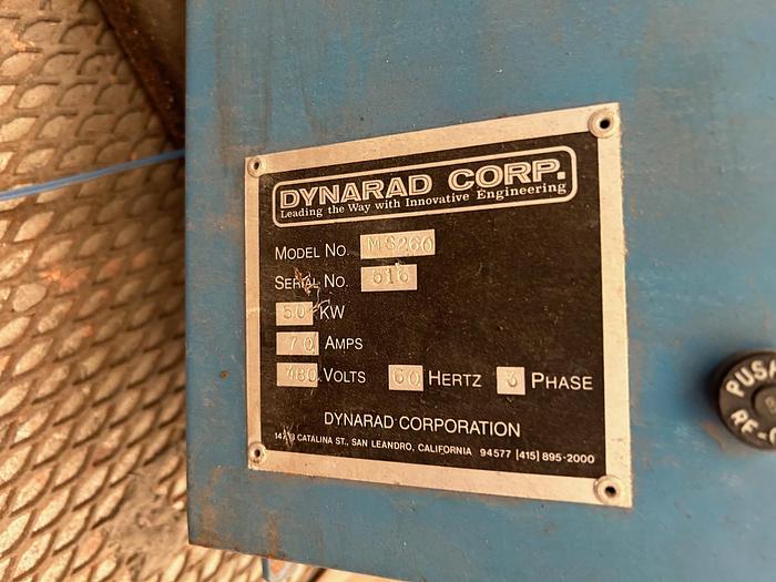 Used 50 Kw Dynarad Electric Resistance Furnace, Model: MS-260 with Crucible