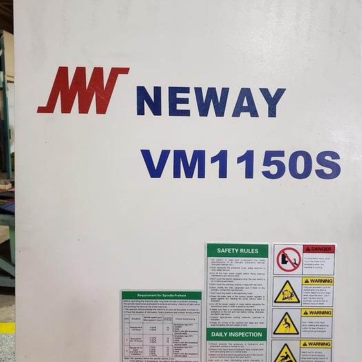 Used NEWAY VM 1150S CNC VERTICAL MACHINING CENTER