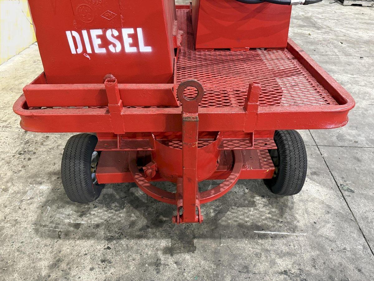 Used 2 TANK DIESEL GAS ROLLING TRANSFER TOW CART