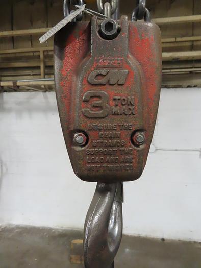 Used 3-Ton x 60 LF Dual Bridge Cleveland Tramrail Underslung Crane w/ (2) 3-Ton CM Lodestar Hoists (20' Span)