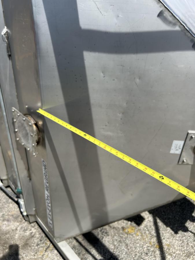 Used 1850 Gallon Stainless Steel Square Storage Tank