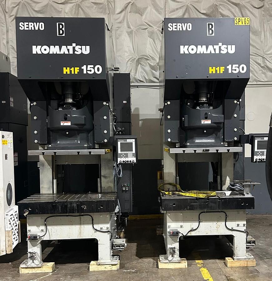Used 165-Ton Komatsu Servo Model: H1F150-2 Gap Frame Press