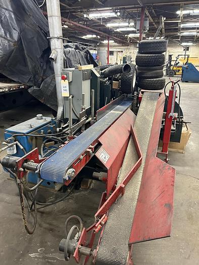 Used Morgan Multi-Head Re-Saw Pallet Making Saw