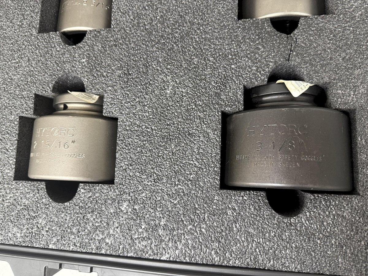 Used 1-13/16" to 3-1/8" HYTORC 1" HEX SOCKETS, FOR HYDRAULIC TORQUE WRENCH, 8 Units Available