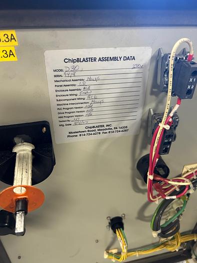 Used 2007 Chip Blaster  High Pressure Coolant Pump, Model: D30