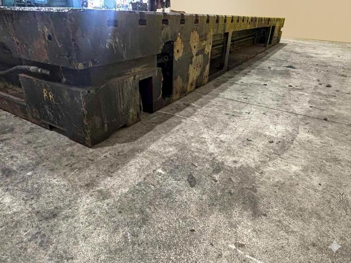 Used 15' x 8' T-Slotted Bolster Plate