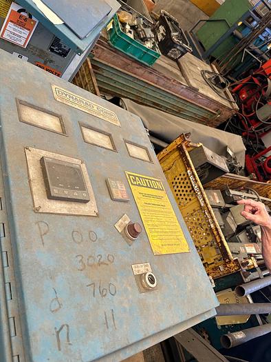 Used 50 Kw Dynarad Electric Resistance Furnace, Model: MS-260 with Crucible