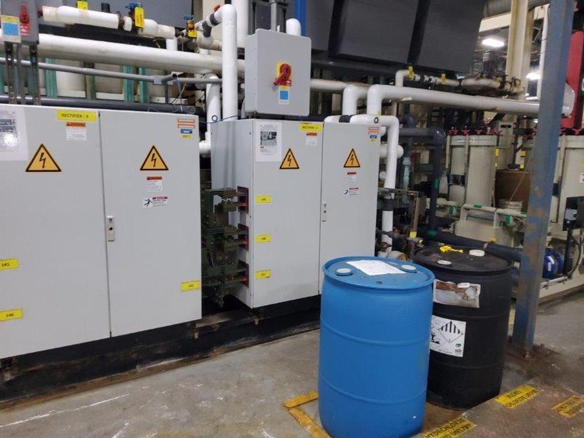 Used Price Walgren, Multi-Stage Zinc Nickle Plating Line