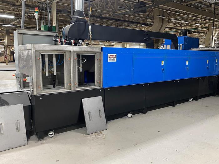 Used 2014 PCS Pultrucoater Powder Coating Solutions, Inc. Substrate Powder Coating Line