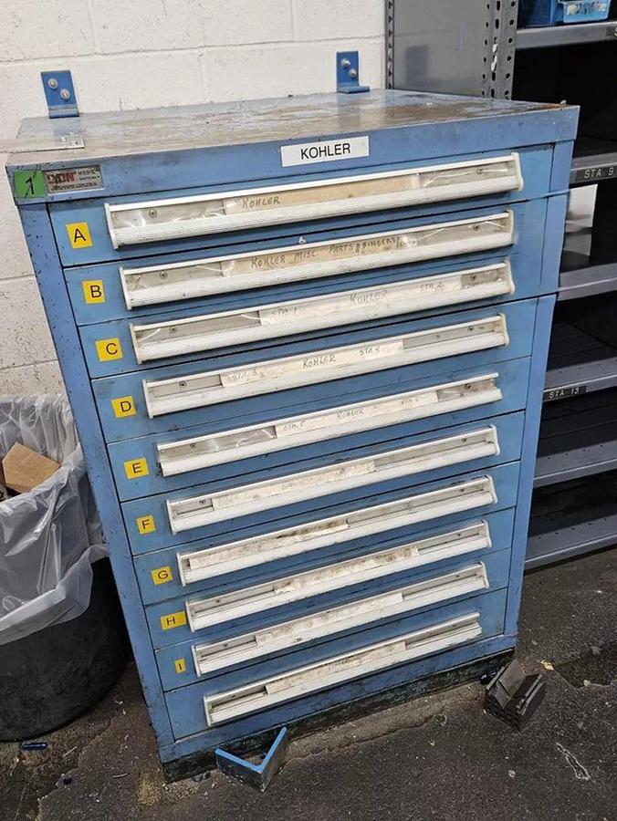 Used 11-Drawer Lyon Cabinet, 30" x 28" x 44" H