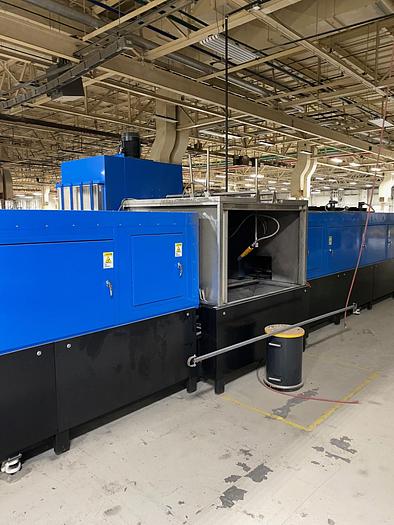 Used 2014 PCS Pultrucoater Powder Coating Solutions, Inc. Substrate Powder Coating Line