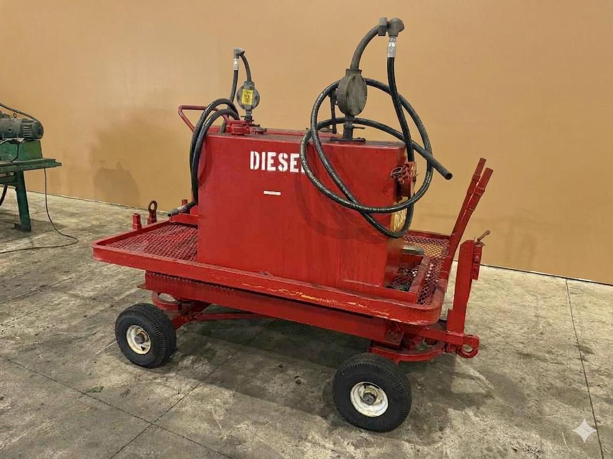 Used 2 TANK DIESEL GAS ROLLING TRANSFER TOW CART