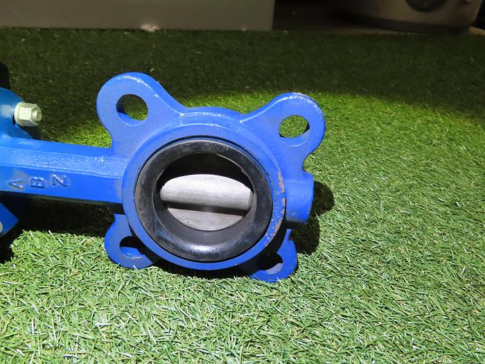 Used Bi-Torq PN85SR, 3" Butterfly Valve W/ Pneumatic Actuator & Bray Commercial VRC-VE900G-T1 Electro-Pneumatic Positioner