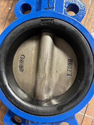 Used Bi-Torq PN115SR, 4" Butterfly Valve W/ Pneumatic Actuator & VRC Bray VE900G-T1