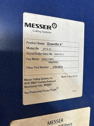 Used Messer Dust Collector, Model: DFT4-32
