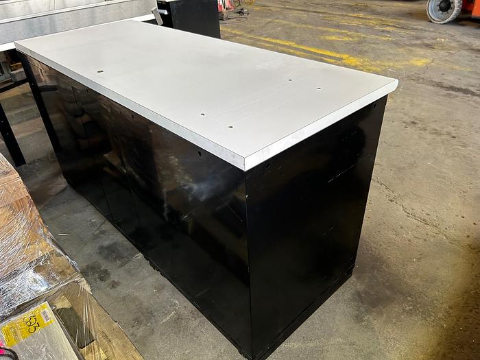 Used Vidmar 4-Drawer Cabinet & Storage, Sentry 100 Static Gard W/Laminate Bench Top
