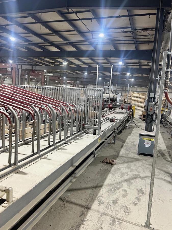 Used 2012 Stutzman Manufacturing, Woodpecker Pallet Nailing Machine, Model: 64"x108"