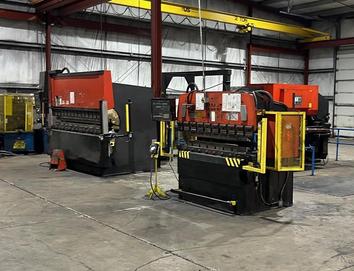 Used Auction of a Amada Fabrication Shop Closing, Press Brakes, Turret Punches, Welders & More!
