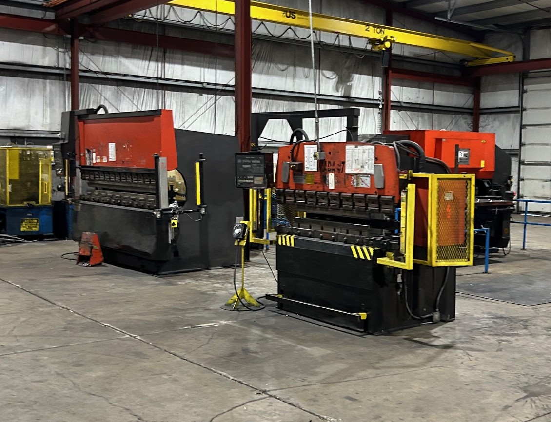 Used Auction of a Amada Fabrication Shop Closing, Press Brakes, Turret Punches, Welders & More!