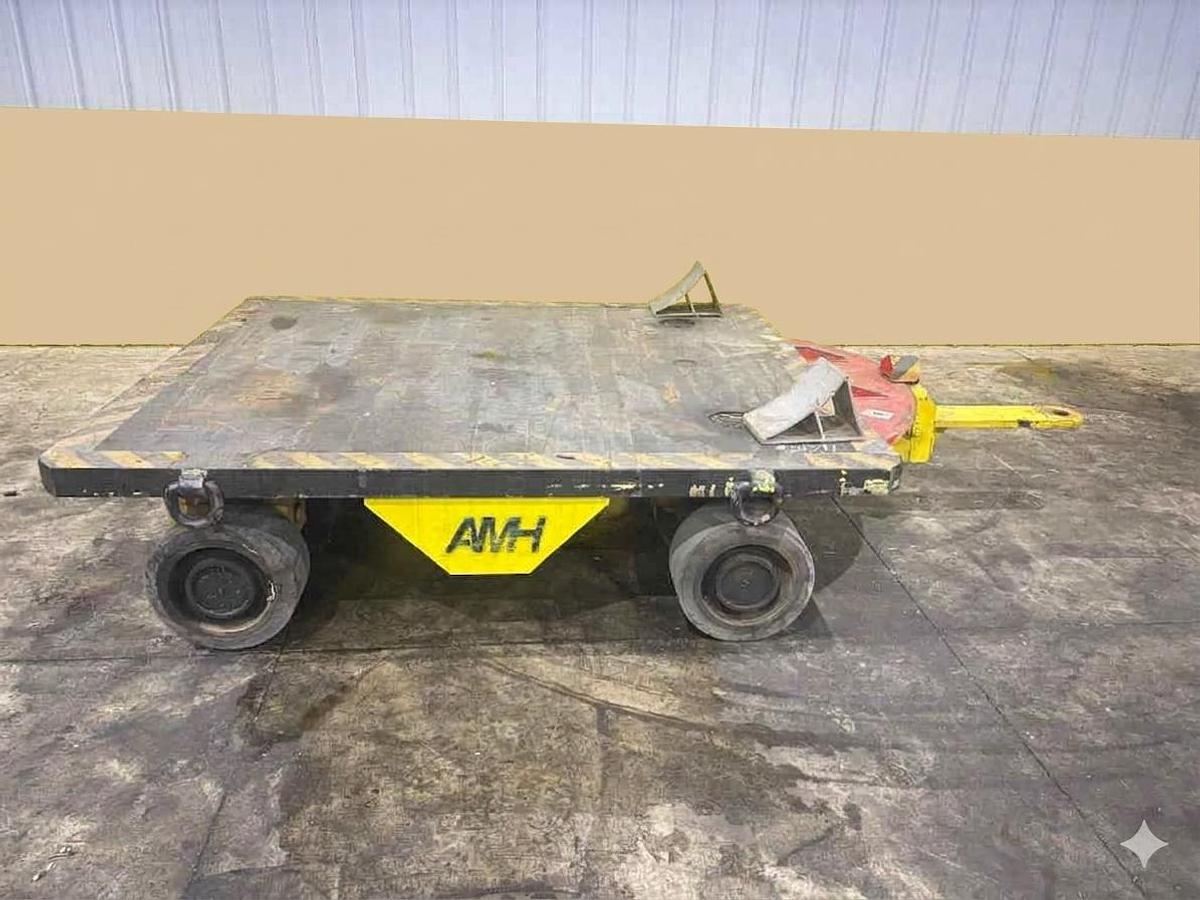 Used 60,000 LBS ALLEGHENY MATERIAL HANDLING INC MODEL #T600-USTA-8X TUGGER TRAILER DIE CART