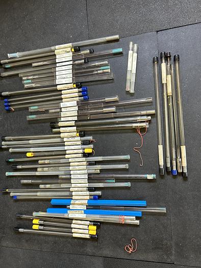 Used Large Lot of Various New Gun Drills Eldorado Tool Drill Masters, 120+ Gun Drills