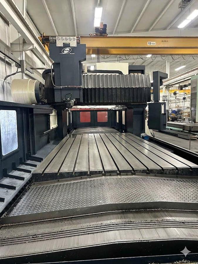 Used Johnford 3-Axis DMC-4100PH Hi-Net Double Column Vertical Machining Bridge Mill