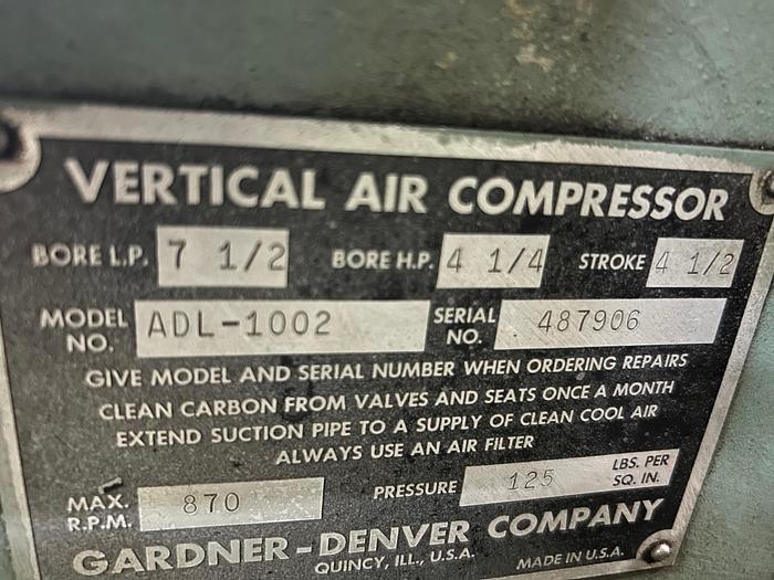 Used Gardner Denver