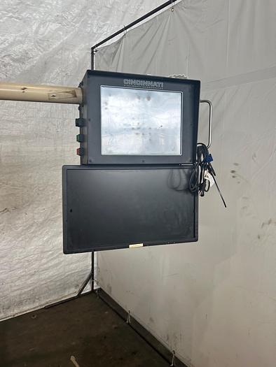 Used 60 TON X 6' CINCINNATI 60PFX4 CNC HYDRAULIC PRESS BRAKE W/ UPDATED TOUCH SCREEN CONVERSATIONAL CONTROL