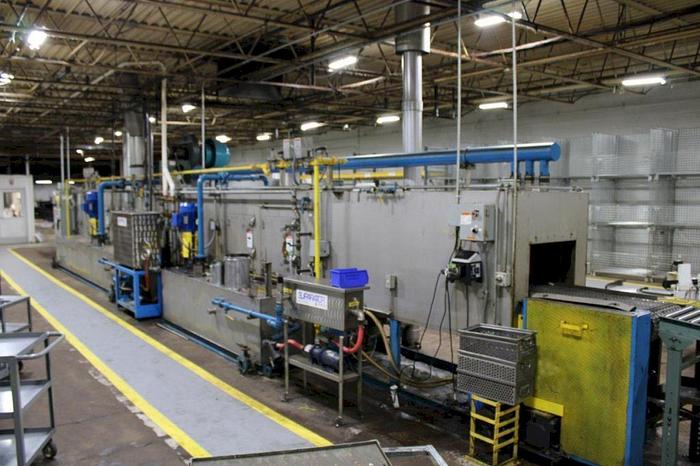 Used 4-Stage Continental Equipment Corp Gas Heat Stainless Steel Conveyor Washer w/ 18" X 15" H Opening