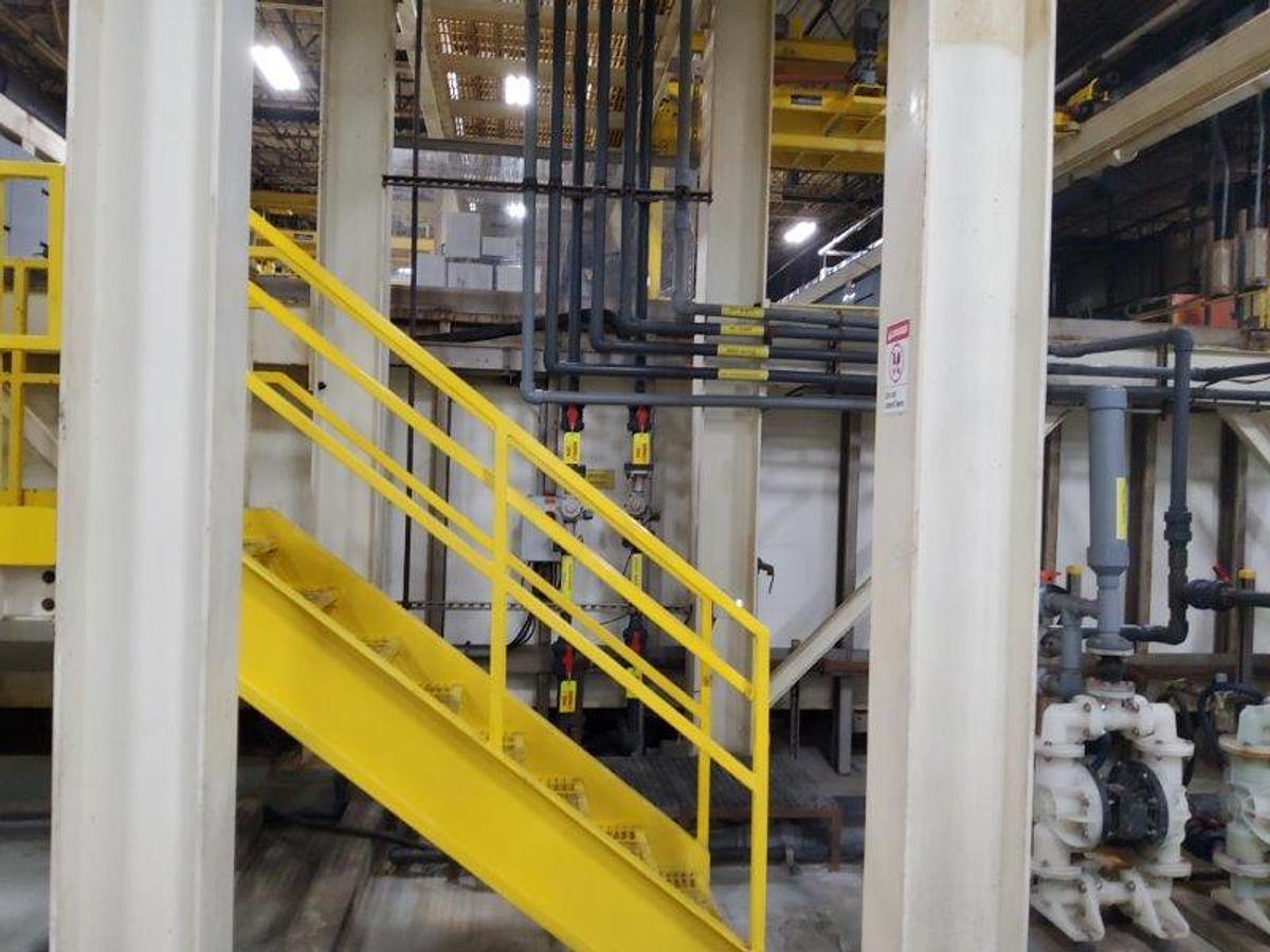 Used Price Walgren, Multi-Stage Zinc Nickle Plating Line