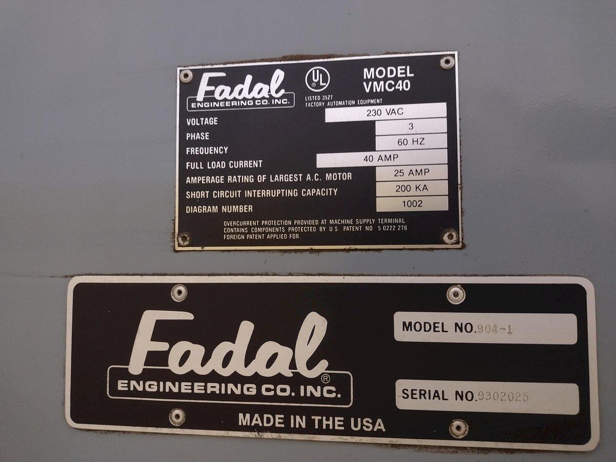 Used Fadal VMC 3016 Vertical Machining Center