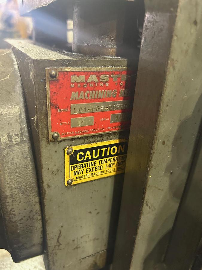 Used 40 TAPER MASTER MACHINE TOOLS PORTABLE HYDRAULIC MILL WITH CROSSLIDE & T-SLOTTED BASE TABLE: