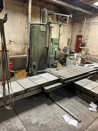 Used 6" GIDDINGS & LEWIS 60" X 132" TABLE TYPE G&L CNC BORING MILL