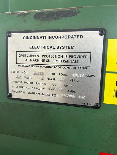 Used 60 TON X 6' CINCINNATI 60CBIIX4 CNC HYDRAULIC PRESS BRAKE