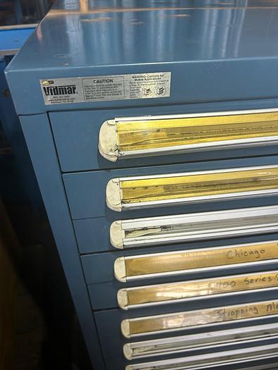 Used 9-Drawer Stanley Vidmar Cabinet