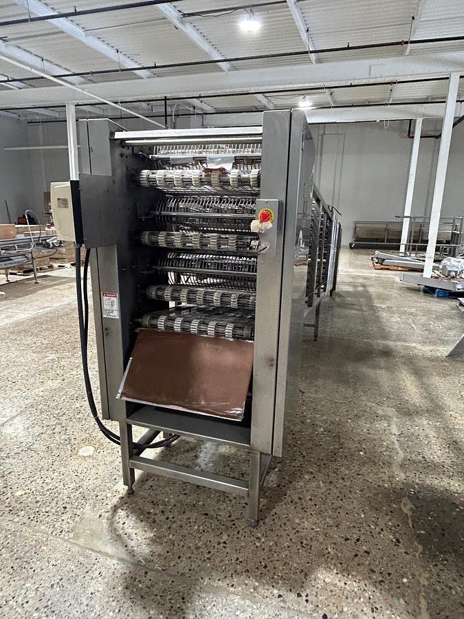 Used 7-Tier Lawrence Equipment Cooling Conveyor, Model: 0CC2420-05