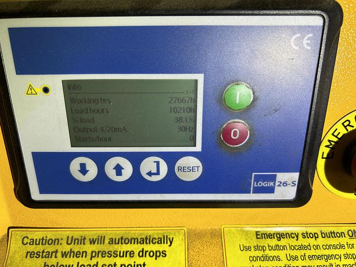 Used 50 HP Eaton Rotary Screw Air Compressor, Model: PRV0500003D