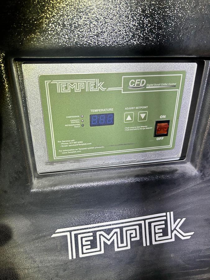 Used 5-Ton Temptek Portable Air-Cooled Chiller, Model: CFD-5AR