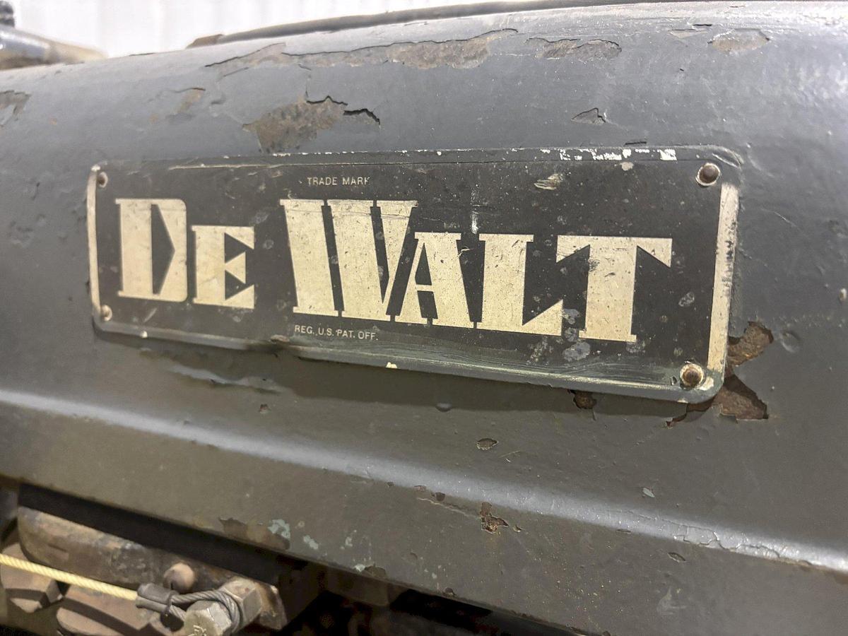 Used 5 HP DEWALT MODEL GE RADIAL ARM SAW