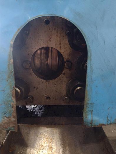 Used 196 TON X 3.5 ARS MODEL #RST 1000 HORIZONTAL HYDRAULIC BRIQUETTER / PUCKING PRESS SYSTEM