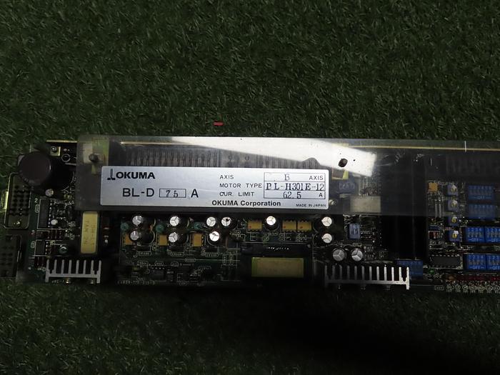 Used OKUMA BL-D 75A, B-AXIS  SERVO AMPLIFIER