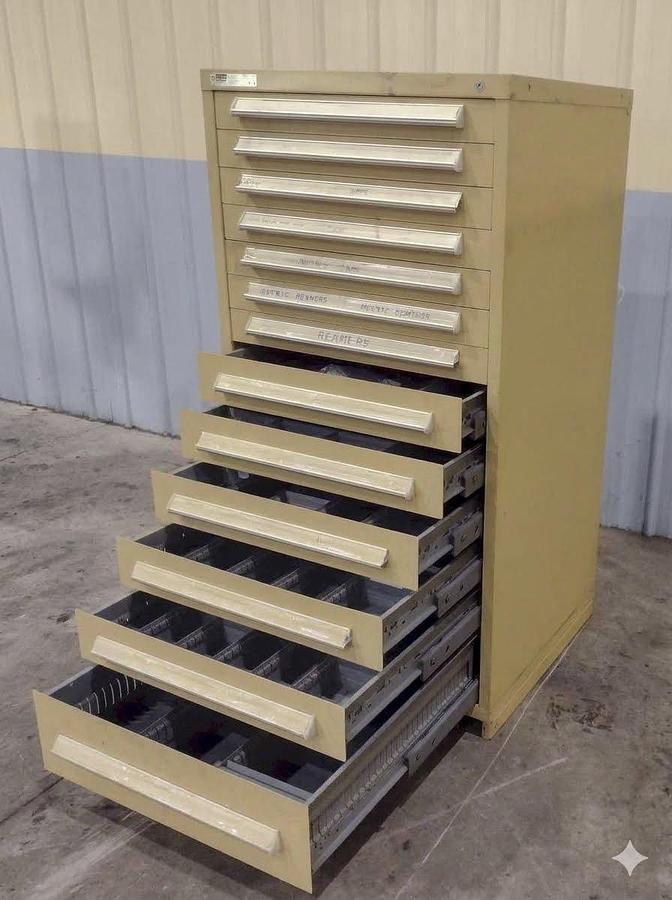 Used 13-Drawer Stanley Vidmar Cabinet