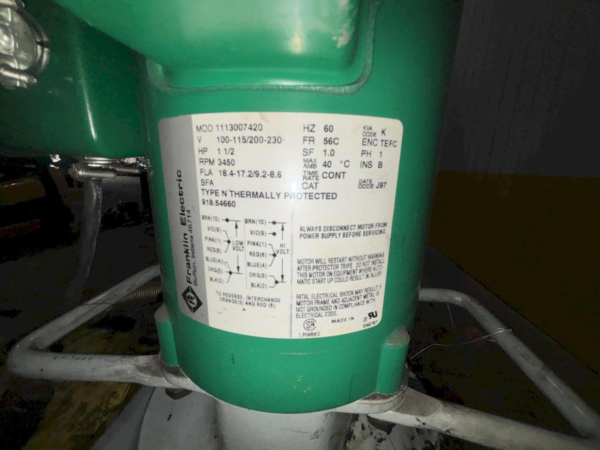 Used GREENLEE HYDRAULIC BENDER W/ TABLE, Model: 1113007420