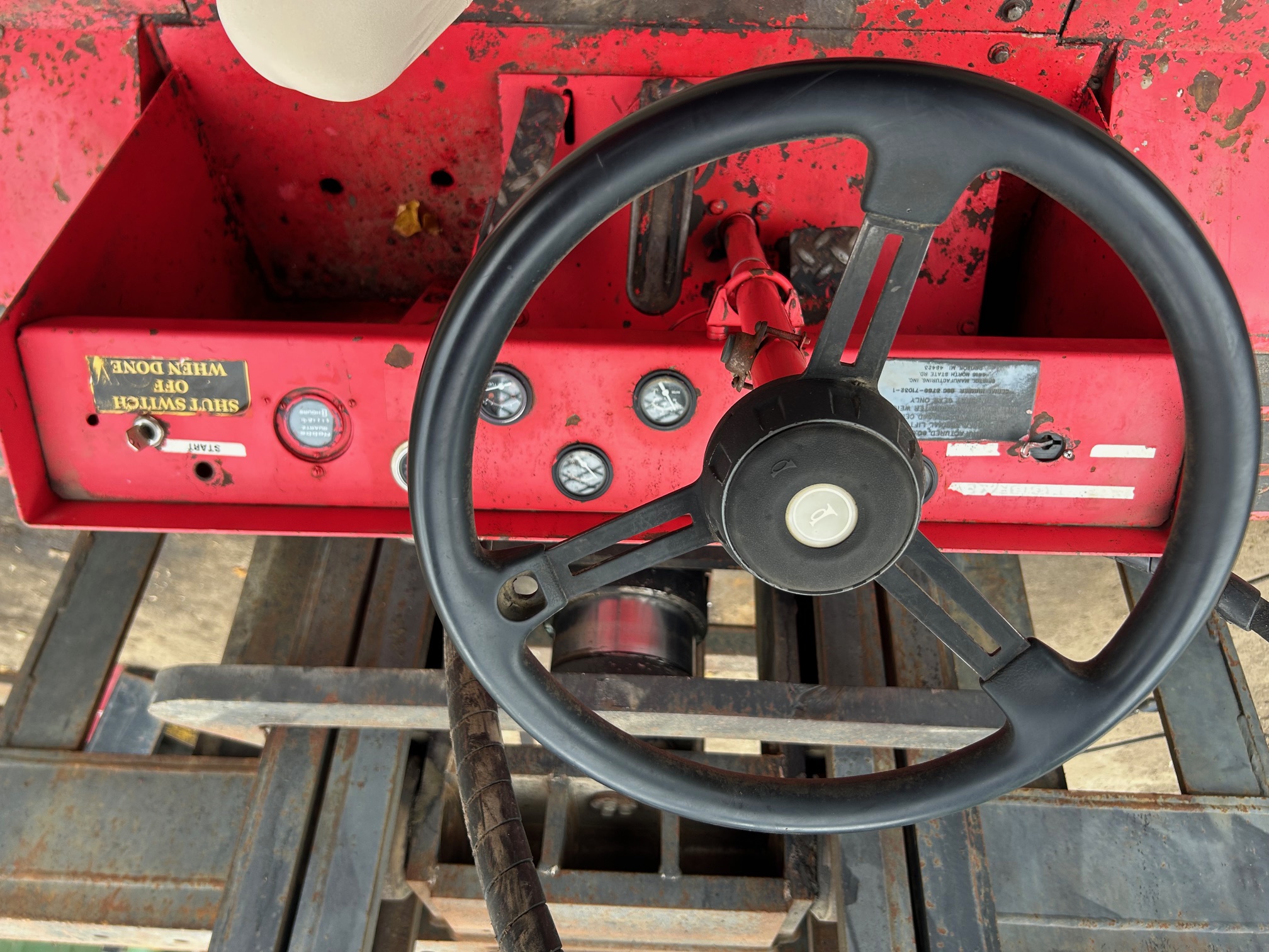 Used 80,000 LB. BRISTOL RIGGER SPECIAL FORK TRUCK